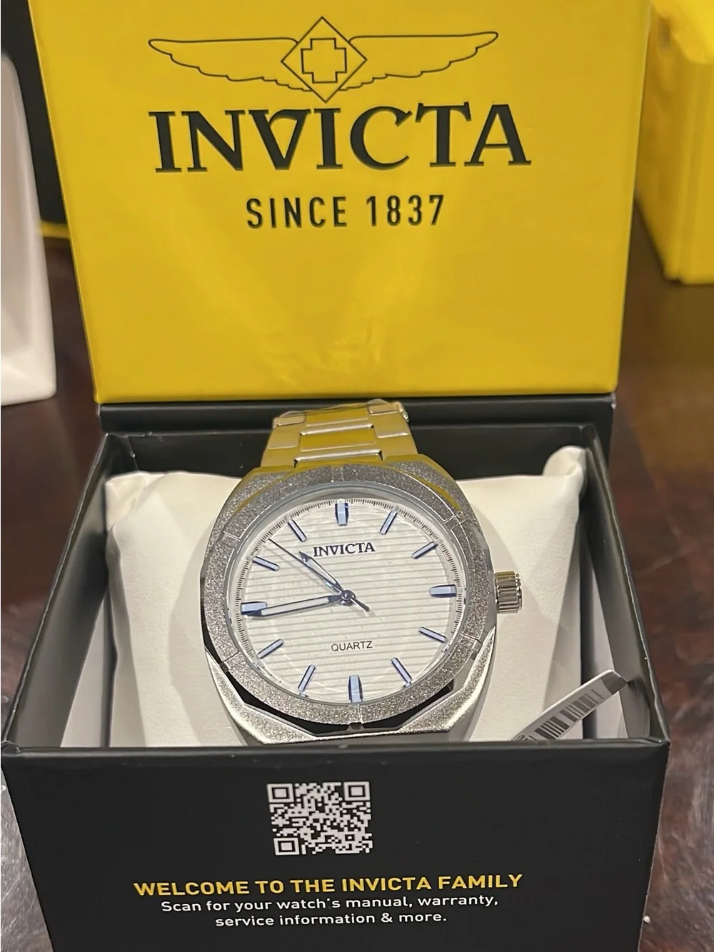 Invicta Celestial Polaris Silver Stainless Steel Watch with Blue Accents 42mm - Picture 3 of 3